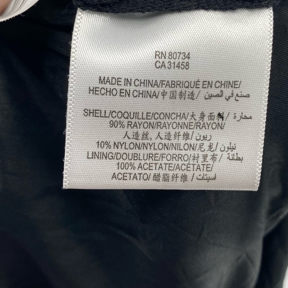 BCBG black woven tiered double layered skirt with pockets size 4 - Picture 8 of 8